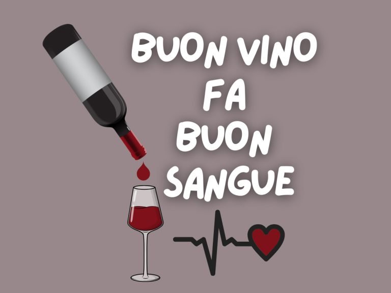Buon vino fa buon sangue